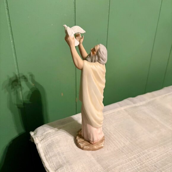 Vintage 1996 HOMCO Home Interiors Masterpiece Porcelain NOAH Religious Figurine - Picture 3 of 6